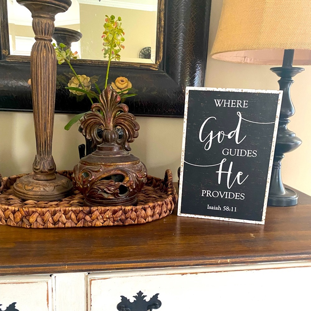 Farmhouse style sign